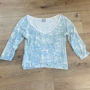 Versace jeans couture woman top size S jeans print